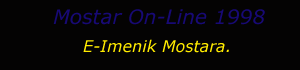 Mostar On-Line, E-Imenik